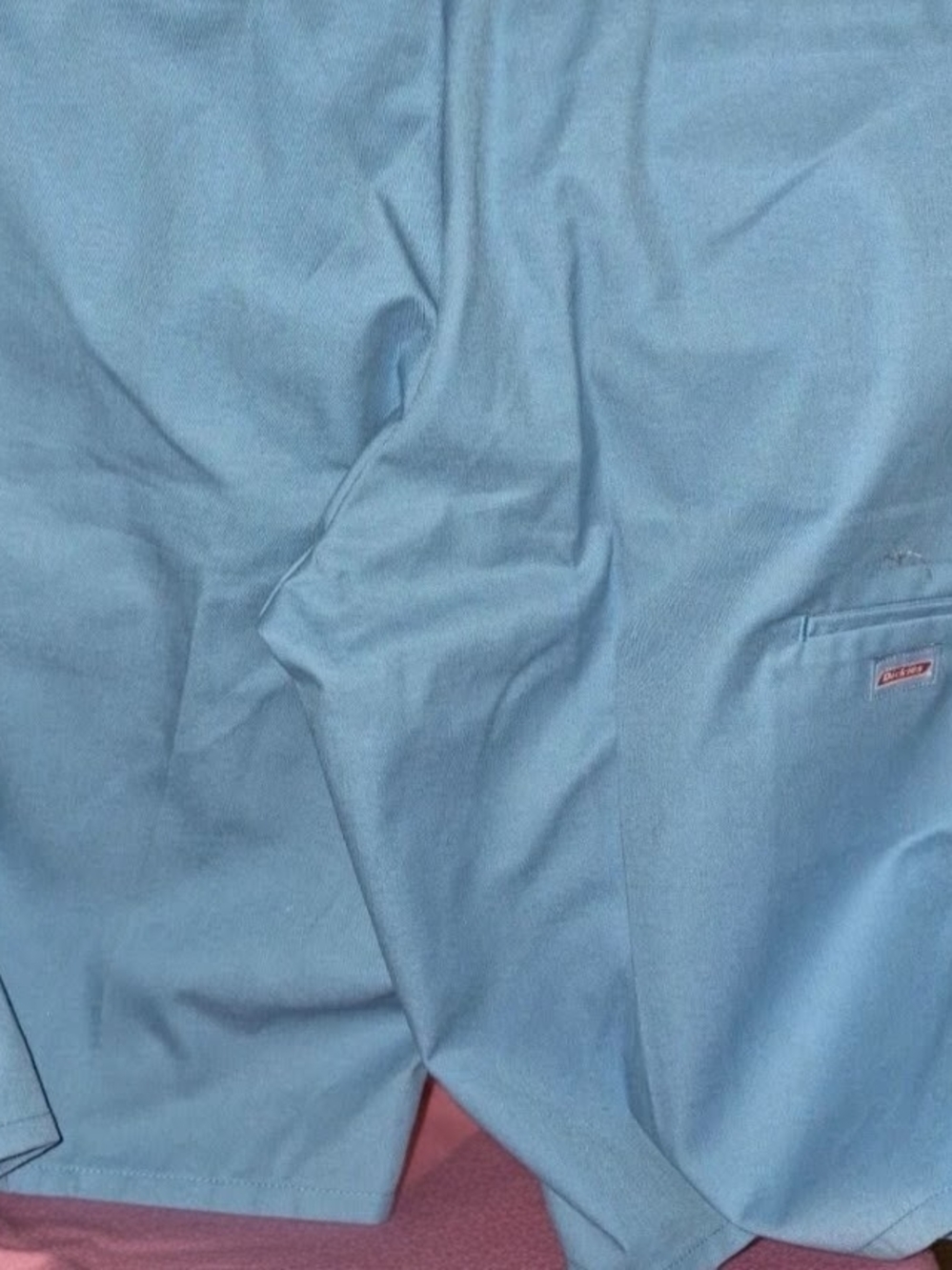 Dickies Light Blue Flat Front Men's Shorts